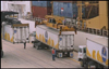 Containers of Chiquita bananas arriving at Port Fr